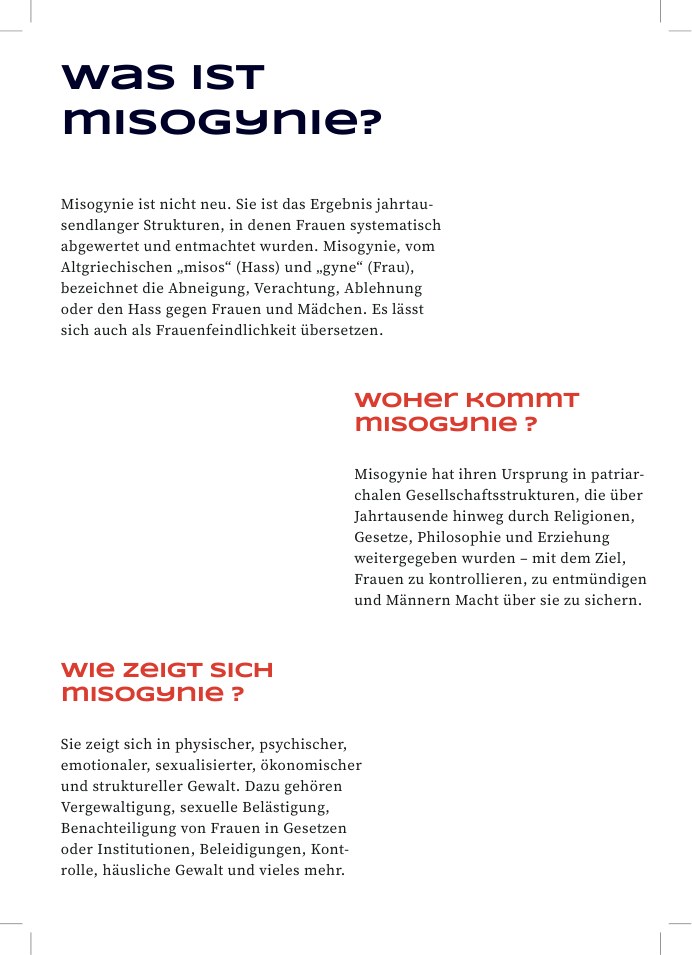 Was ist Misogynie?